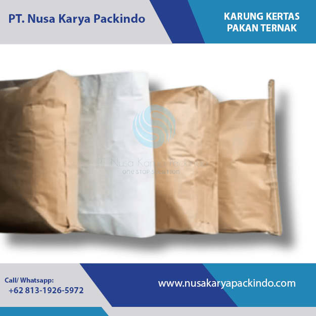 KARUNG KERTAS KEMASAN PAKAN TERNAK